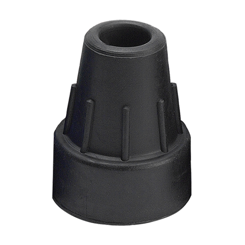 Krückenkapseln schwarz 16mm