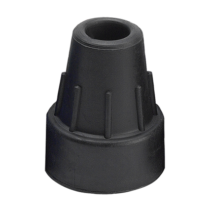 Krückenkapseln schwarz 16mm