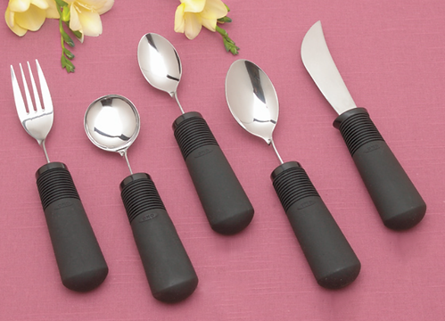 Gabel mit verformbarem Handgriff