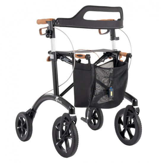 Saljol Aluminium Allround-Rollator mit grossen Rädern, inkl. Stockhalter