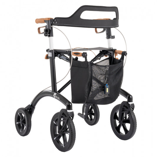 Saljol Aluminium Allround-Rollator mit grossen Rädern, inkl. Stockhalter