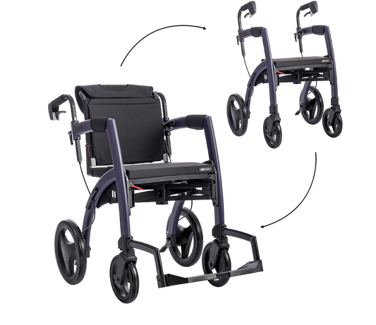 ROLLZ Motion – Rollator mit integrierter Rollstuhlfunktion