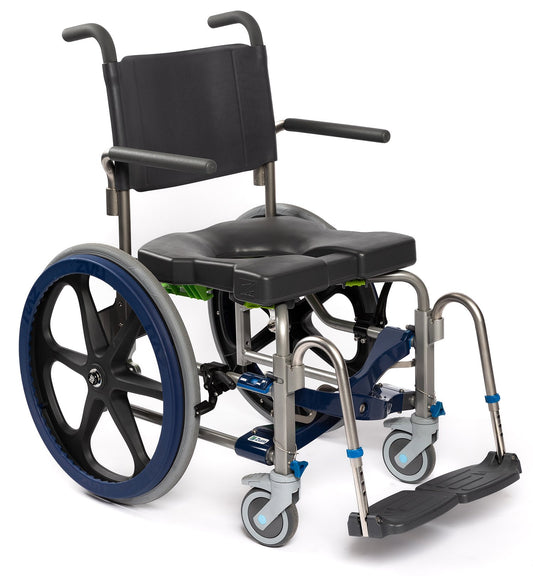 RAZ Züm Komfort-Toilettenstuhl mit Klapprahmen 18 Zoll (45.72 cm) Breite